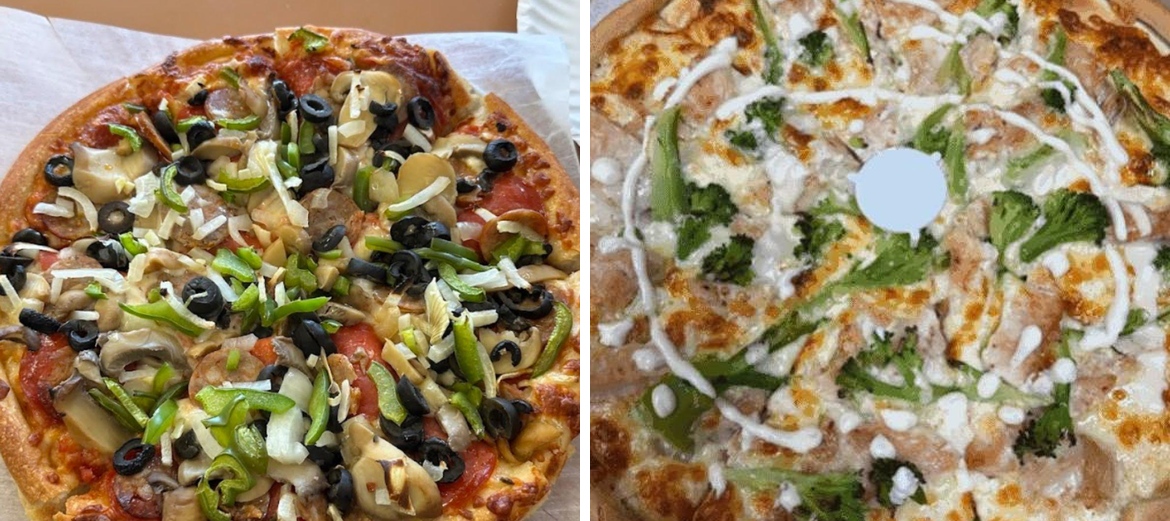 Pam's Pizza Menu